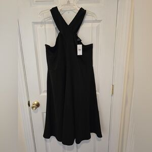 Lane Bryant Black Halter Dress